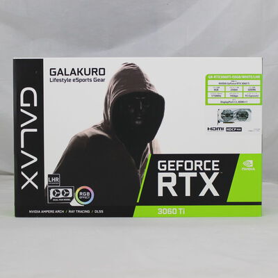 【通販センター】中古  玄人志向 GK-RTX3060Ti-E8GB/WHITE/LHR (RTX 3060Ti 8GB) 3480034347 