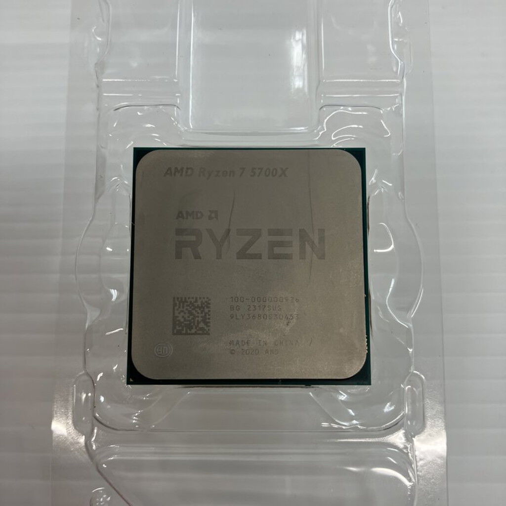 中古 AMD Ryzen 7 5700X (AM4/3.4GHz/36M/C8/T16/65W) 150182 （389488