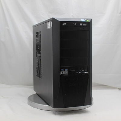 【通販センター】中古  THIRDWAVE GALLERIA KT(Intel Core i7 8700/16GB DDR4 (PC4)/SSD2TB/BD-RE/NVIDIA GeForce GTX 1660 Ti 6GB/W11H64 MAR) 197973 