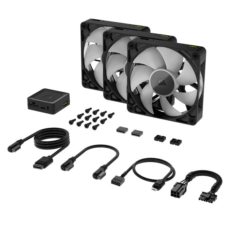 Corsair iCUE LINK RX120 RGB Starter Kit CO-9051018-WW (3個パック