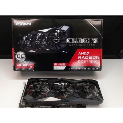 【前橋ｲﾝﾀｰｱｶﾏﾙ店】中古  ASRock RX6700XT CLP 12GO(RX6700XT 12GB) 4540001638 