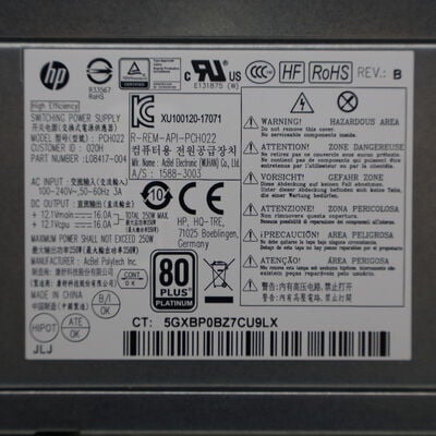 【通販センター】中古  HP EliteDesk 800 G5 SFF(Intel Core i7 9700 3.00GHz/16GB DDR4/SSD256GB/-/オンボード/GbE/W11P) 192804 