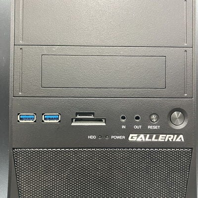 【新潟店】中古  THIRDWAVE GALLERIA XV(i7 8700/32GB/RTX2060SUPER/SSD1TB/HDD2TB/DVDMt/W11H) 181336【8/21価格改定!】 