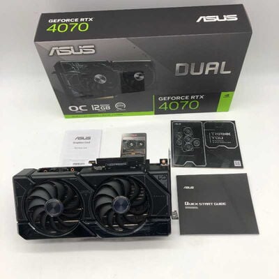 【郡山安積店】中古  ASUS DUAL-RTX4070-O12G（RTX4070 12GB） 3480037622 