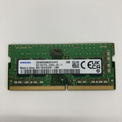 【神戸・三宮店】中古  DDR4 PC4-25600 8GB SODIMM ノート用 148256 