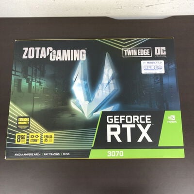 【長野稲里店】中古  ZOTAC GAMING GeForce RTX 3070 Twin Edge OC ZT-A30700H-10P (RTX3070 8G) 143904 