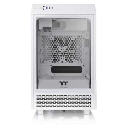 Thermaltake  The Tower 100 Snow Edition CA-1R3-00S6WN-00 (Mini-ITX ガラス ホワイト) 