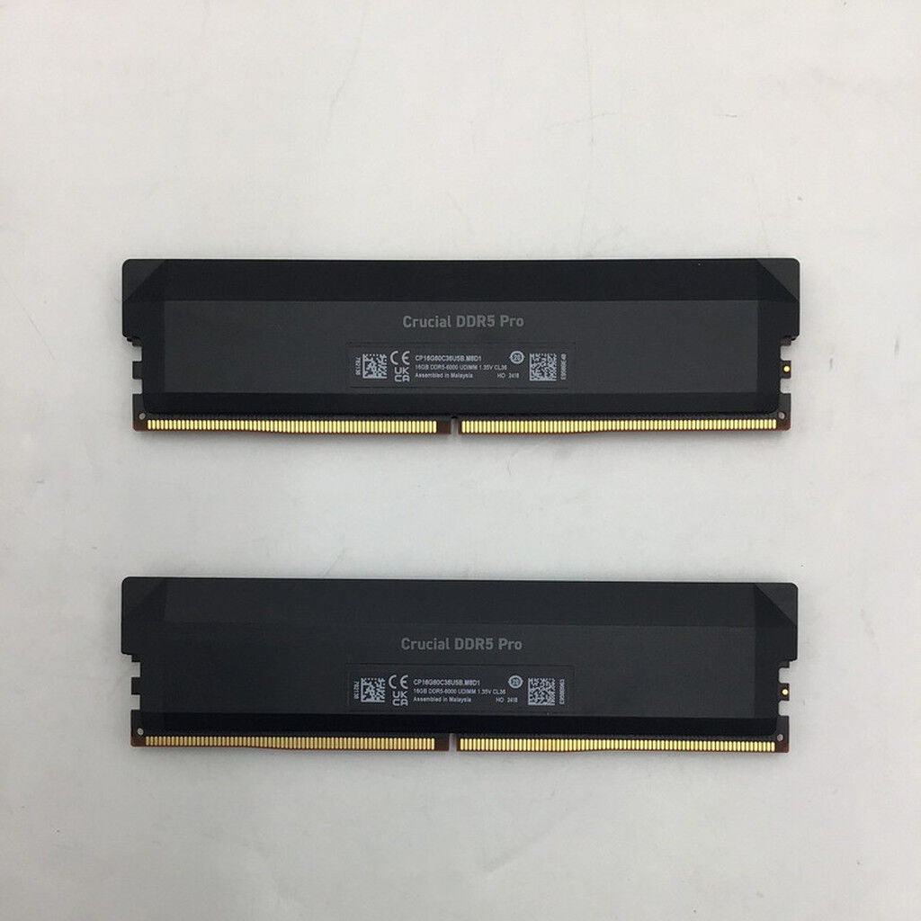 中古 16GB 2枚組(合計32GB) PC5-48000/DDR5-6000 デスクトップ用