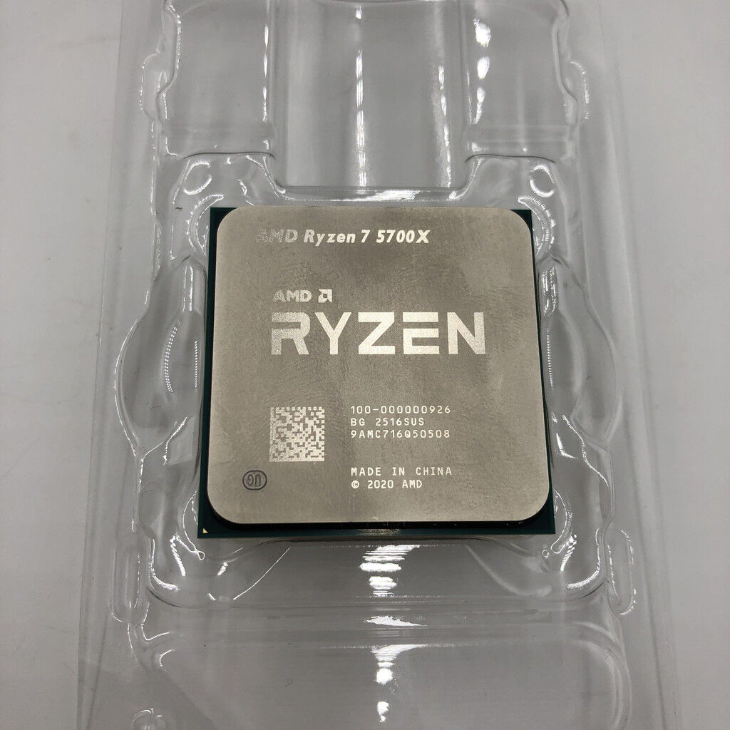 中古 AMD Ryzen 7 5700X (AM4/3.4GHz/36M/C8/T16/65W) 150182