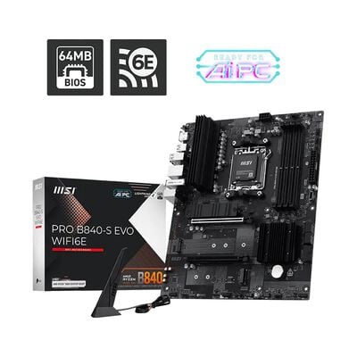 MSI  PRO B840-S EVO WIFI6E (B840 AM5 ATX) 