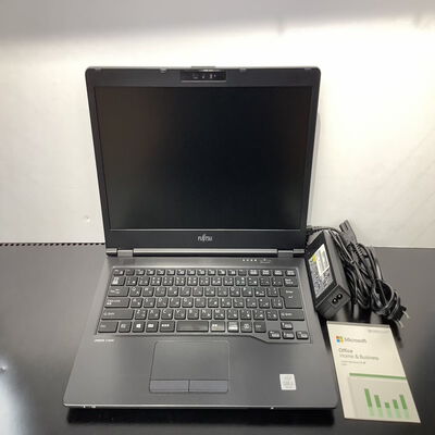 【堺七道店】中古  FUJITSU LIFEBOOK U7410 (INTEL Core i5 10310U 1.7GHz/16GB/SSD256GB/-/オンボード/14/1366x768/Wi-Fi/WEBCAM/W11H64/Microsoft Office Home and Business 2024付) 180536 