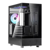 SilverStone  Lucid 04 SST-LD04-B-ARGB (MicroATX ガラス ブラック) 