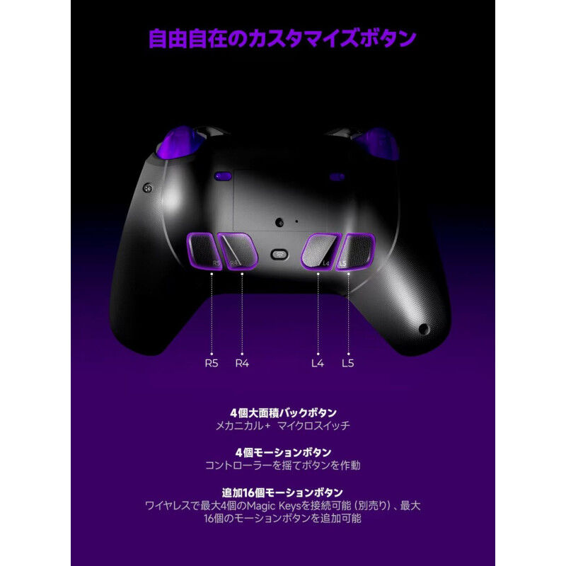 LEADJOY XENO-PLUS-COMBO (ワイヤレス ゲームパッド ブラック