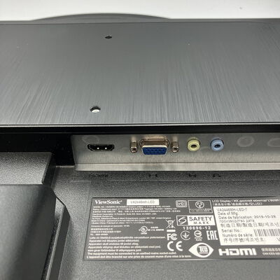 【新潟店】中古  ViewSonic VA2446MH-LED-7（23.6インチ フルHD 1920x1080 75Hz） 3290006833 