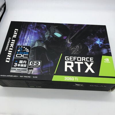【宇都宮鶴田店】中古  玄人志向 GALAKURO GAMING GG-RTX3060Ti-E8GB/DF/LHR（RTX3060Ti 8GB） 3480038823 