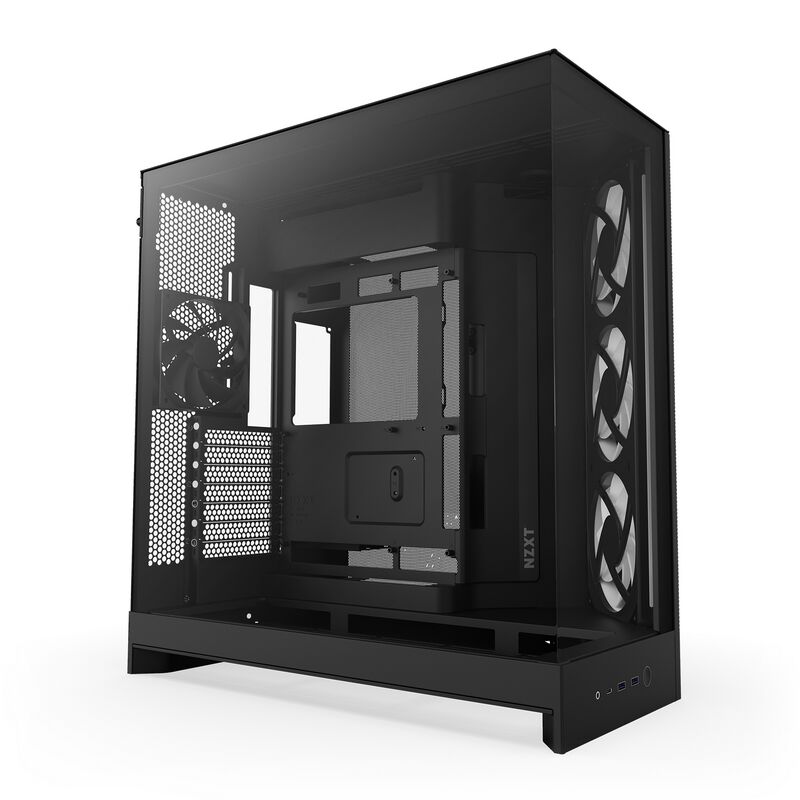 NZXT H9 FLOW RGB CM-H92FB-R1 (E-ATX ガラス ブラック) ｜ パソコン