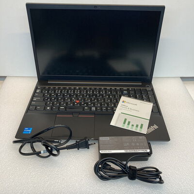 【京都店】中古  LENOVO E15 Gen2 MSO 指紋認証あり (Intel Core i5 1135G7 2.4GHz/8GB/SSD256GB/-/オンボード/15.6/1920x1080/GbE/Wi-Fi/WEBCAM/W11P/Microsoft Office Home and Business 2024) 188461 