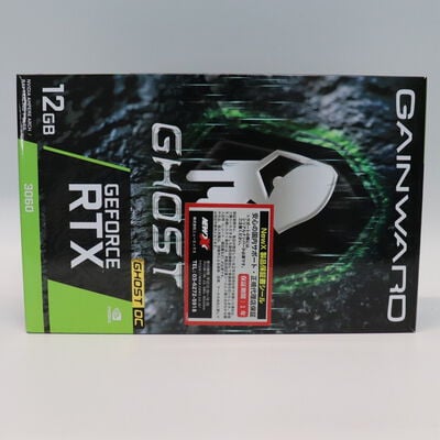 【札幌店】中古  GAINWARD GeForce RTX3060 GHOST OC 12G NE63060T19K9-190AU-G（RTX3060 12GB） 3480034852 