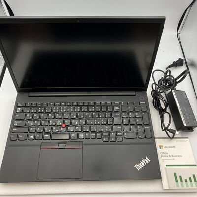 【新潟店】中古  LENOVO E15 Gen2 MSO 指紋認証あり (Intel Core i5 1135G7 2.4GHz/8GB/SSD256GB/-/オンボード/15.6/1920x1080/GbE/Wi-Fi/WEBCAM/W11P/Microsoft Office Home and Business 2024) 188499 