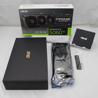 【通販センター】中古  ASUS PRIME-RTX5060TI-O16G (RTX5060Ti 16G) 178228 
