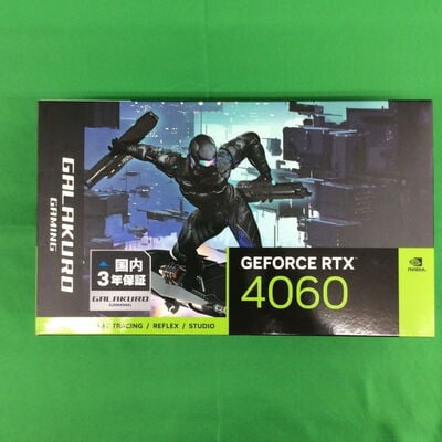 【川崎店】中古  玄人志向 GG-RTX4060-E8GB/SF (RTX4060 8G) 175575 