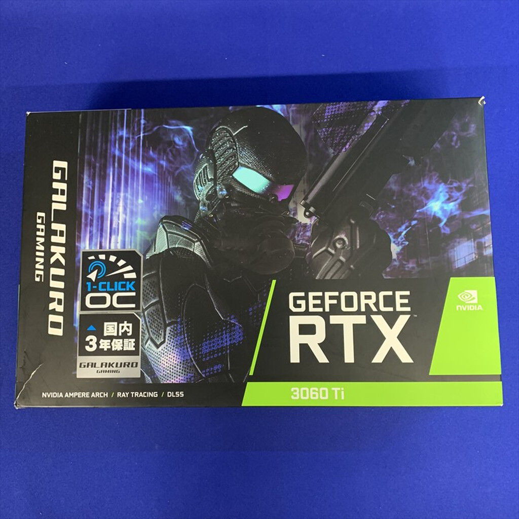 中古 玄人志向 GG-RTX3060Ti-E8GB/DF (RTX3060Ti 8GB) 144194