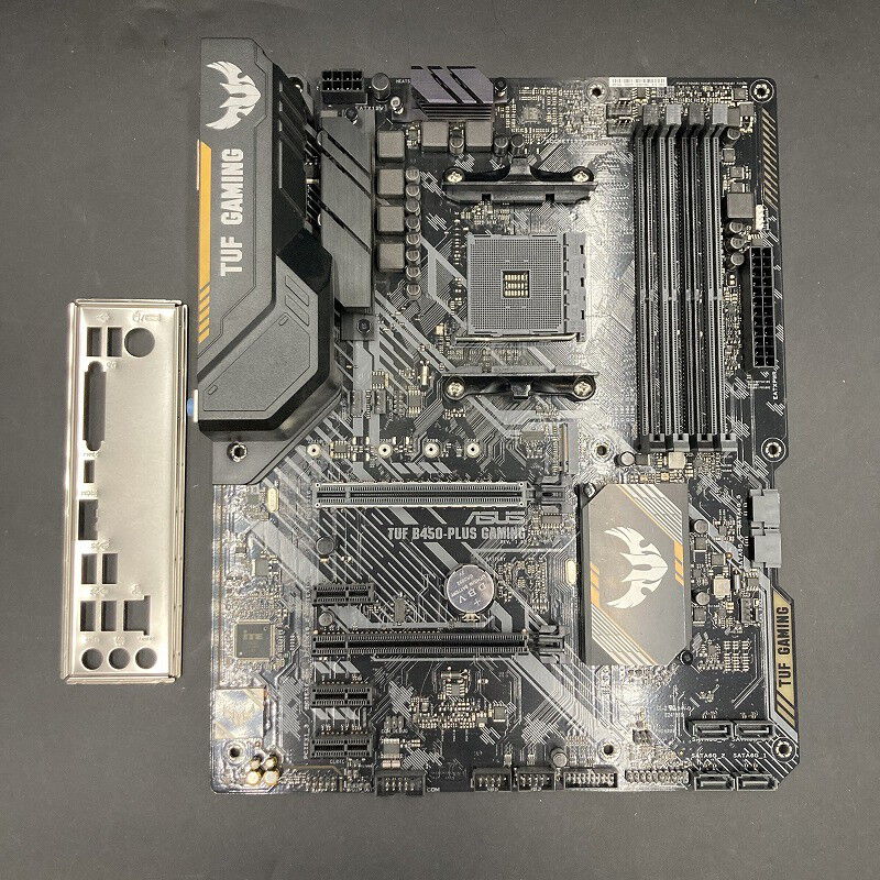 【中古】ASUS TUF GAMING B450-PLUS マザーボード ASUS TUF B450-PLUS GAMING Socket AM4 ATX AMD B450 中古 美品