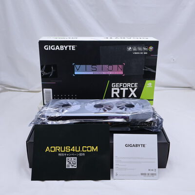 【通販センター】中古  GIGABYTE GV-N308TVISION OC-12GD（RTX3080Ti 12GB） 3480043416 