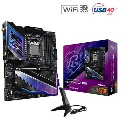 ASRock  X870E Nova WiFi (X870E AM5 ATX) 