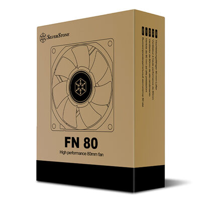 SilverStone  FN80 SST-FN80B (80mm ブラック) 