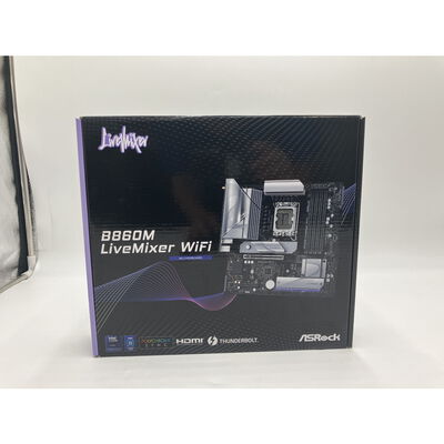 【秋葉原本店】中古  ASRock B860M LiveMixer WiFi (B860 1851 mATX DDR5) 175439 