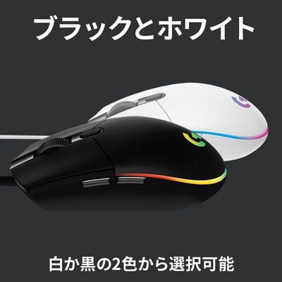Logicool  G203 LIGHTSYNC Gaming Mouse G203-BK (ブラック) 