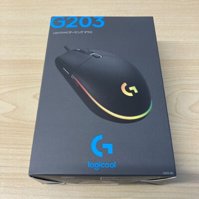 【博多店】中古  Logicool G203 LIGHTSYNC Gaming Mouse G203-BK 146968 