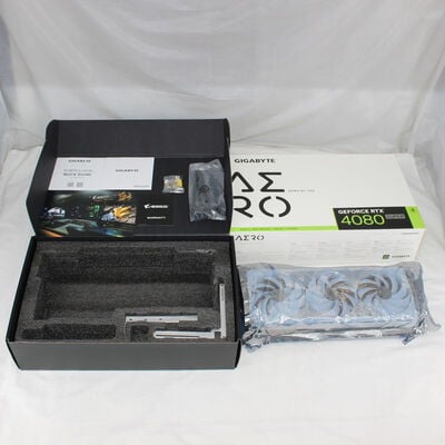 中古  GIGABYTE GV-N408SAERO OC-16GD（RTX4080 SUPER 16GB） 3480033900 
