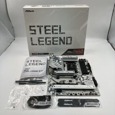 【なんば店】中古  ASRock B650 Steel Legend WiFi (B650 AM5 ATX) 3280022526 