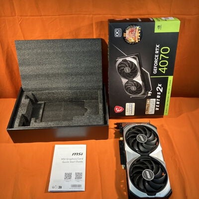 【なんば店】中古  MSI GeForce RTX 4070 VENTUS 2X 12G OC (RTX4070 12GB) 157129 