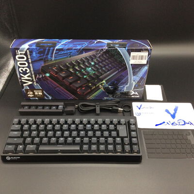 【浜松店】中古  ELECOM TK-VK300TBK (65％ゲーミングキーボード 茶軸) 1300007664 