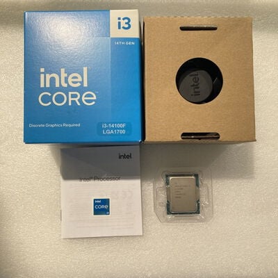 【甲府飯田店】中古  INTEL Core i3 14100F (1700/3.5G/12M/C4/T8) 162956 