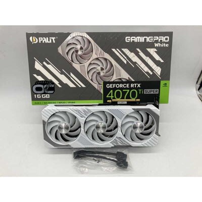 【郡山安積店】中古  Palit NED47TST19T2-1043W GamingPro White OC (RTX4070Ti SUPER 16GB) 164255【12/4値下げ!】 