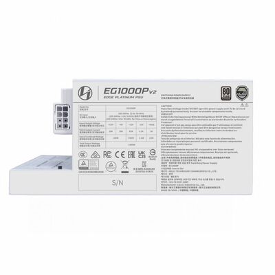 Lian-Li  EDGE Platinum V2 1000W with EDGE Hub V2 White EG1000PWH (ATX1000W ホワイト) 