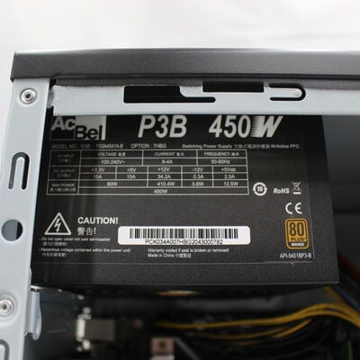 【通販センター】中古  THIRDWAVE Magnate EM041(Intel Core i5 12400/16GB DDR4 (PC4)/SSD1TB/DVDマルチ/NVIDIA GeForce GTX 1650 4GB/W11H64 MAR) 196585 