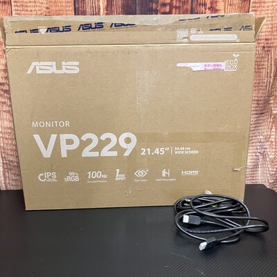 【富士青葉店】中古  ASUS VP229HF (21.45"W 1A1H 1ms IPS) 5070001411 