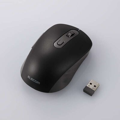 エレコム  M-MY35MBSBK (OSMOD Six USB無線/Bluetooth 充電静音マウス [6ボタン/Mサイズ] ブラック) 