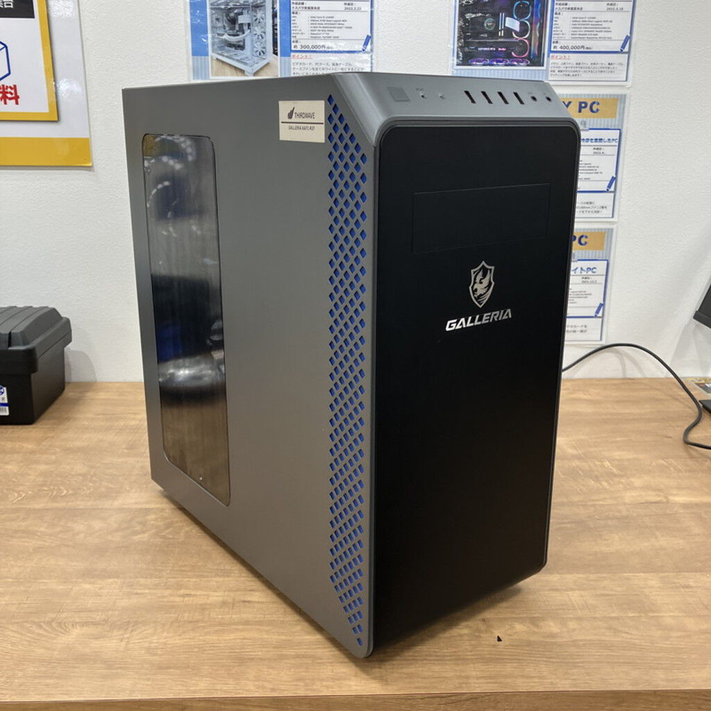 中古 GALLERIA XA7C-R37(i7 12700/16GB/SSD1TB/RTX3070/W11H