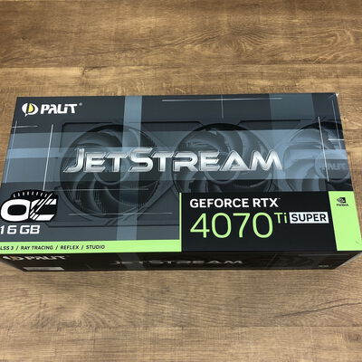 【宇都宮鶴田店】中古  Palit NED47TSS19T2-1043J JetStream OC (RTX4070Ti SUPER 16GB) 164254 