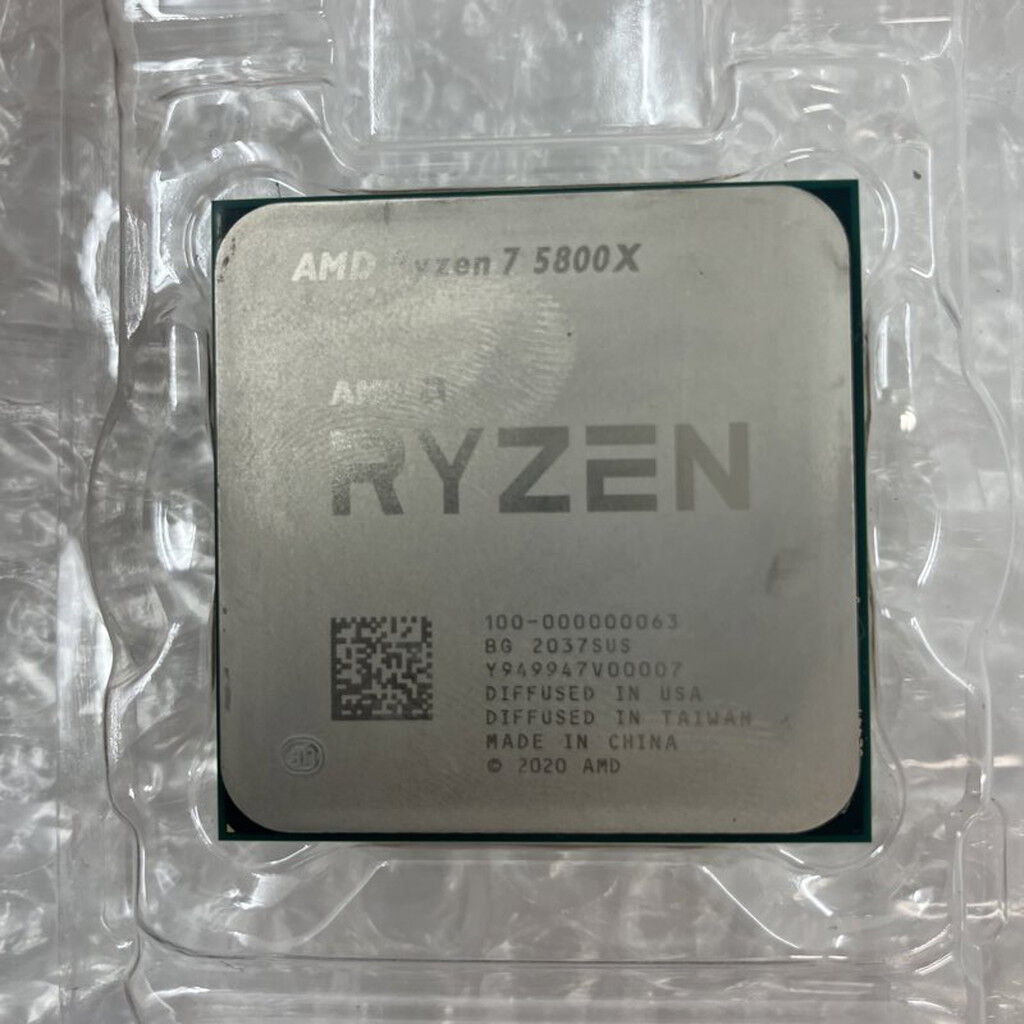 中古 AMD Ryzen 7 5800X (AM4/3.8/36M/C8/T16/105W) 143915 （376811