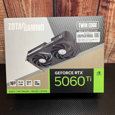 【富士青葉店】中古  ZOTAC ZT-B50620H-10M(RTX5060Ti 16GB Twin Edge OC) 178242 