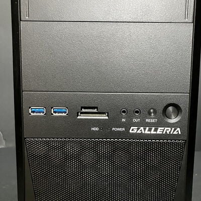 【大須店】中古  GALLERIA DF(i5 8500/16GB/SSD256GB/HDD1TB/RTX3070/DVD-M/W10H) 3120022434 