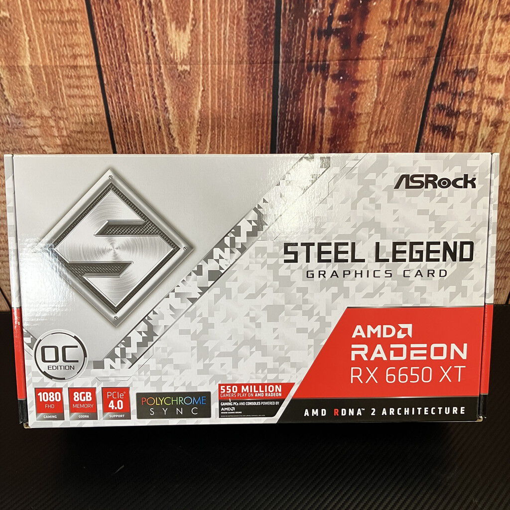 ASRock Radeon RX6650XT Steel Legend 中古 中古 ASRock RX6650XT SL