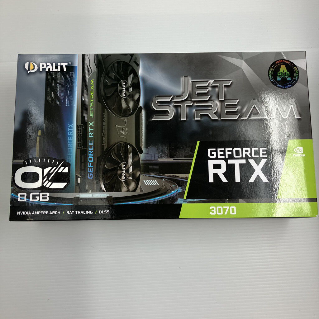 中古 Palit RTX3070 JetStream OC NE63070T19P2-1040J (RTX3070 8G